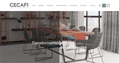 Desktop Screenshot of cecafi.com.br
